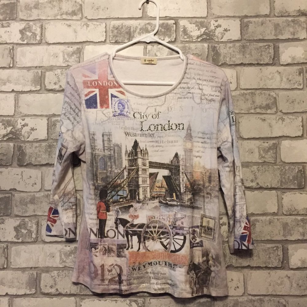City of London Women's Long Sleeve Tee Size L